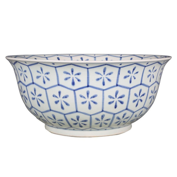 B&W Turtle Shell Motif Bowl