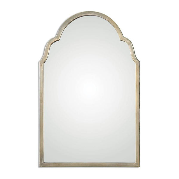 Brayden Petite Silver Arch Mirror