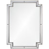 Distressed Metallic-Edged Mirror