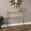 Genell Gold Iron Console Table