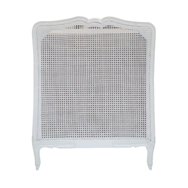 Wooden White Can Top Headboard