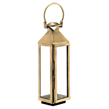 Antique Thin Brass Lantern