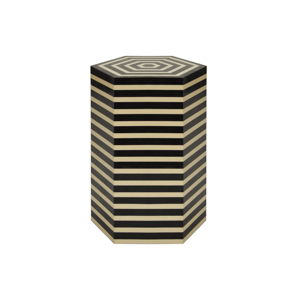 Worlds Away Axel Side Table