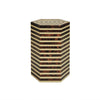 Worlds Away Axel Side Table