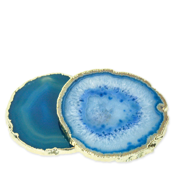 Blue Agate Coasters