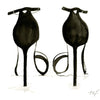 Black Stilletos Print