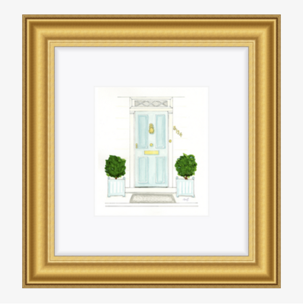 The Mint Door Print