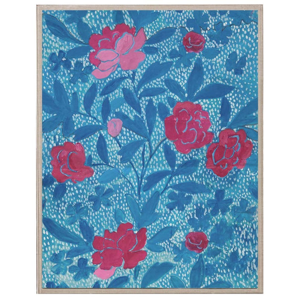 Floral Blue  