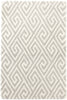 Fretwork Grey Tufted/Carved Wool Rug
