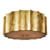 Hammered Star Gold Ceiling Mount