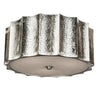 Hammered Star Nickel Ceiling Mount