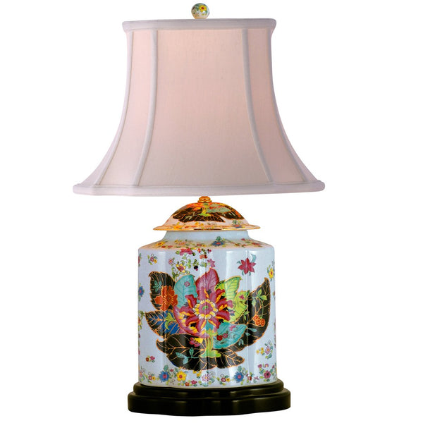 Tobacco Leaf Tea Jar Lamp