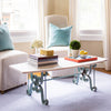 Aqua Velvet Pillow