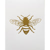 gold foil bee print