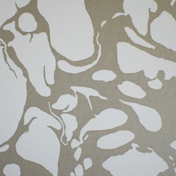 Silver Metallic Marble Wallpaper