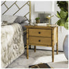 Lucy Coastal 2-Drawer Side Table