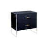 Worlds Away Norris 2-Door Side Table