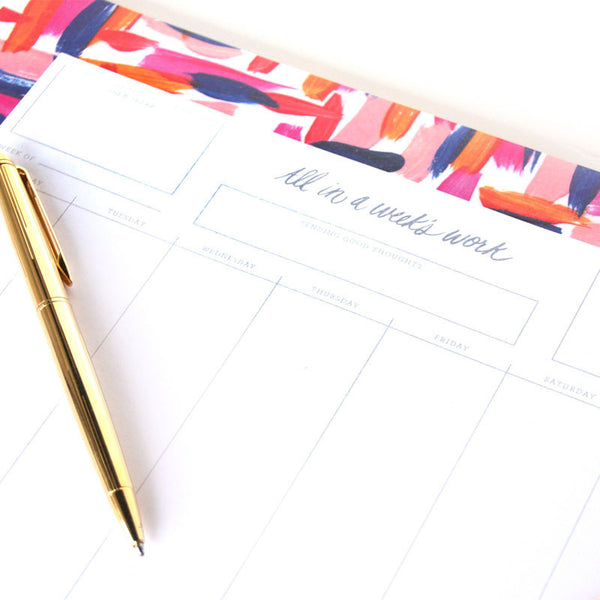 All In A Week's Worth Desk Calendar