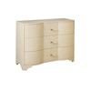 Worlds Away Plymouth 3-Drawer Chest in Grasscloth