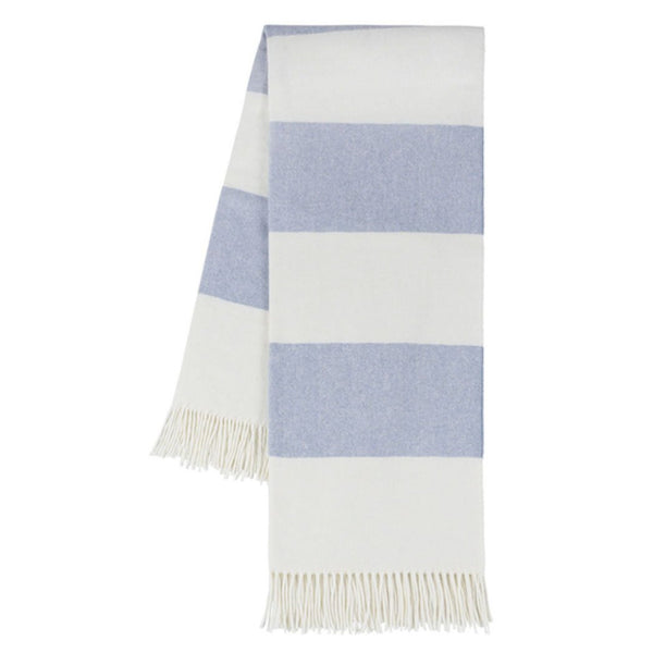 Rugby Stripe Herringbone Throw