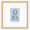 Floral Chair Giclee Print
