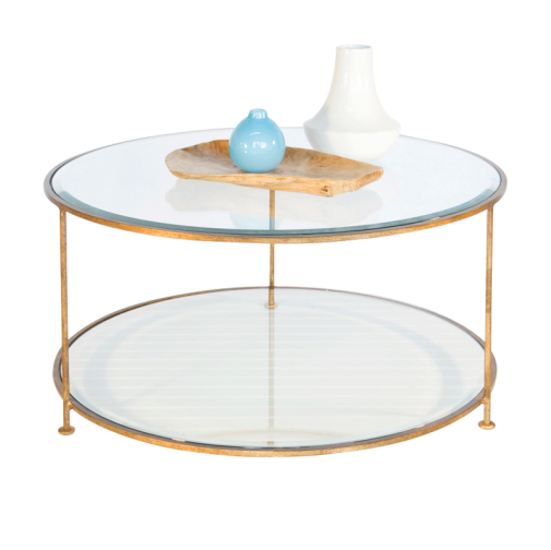 Worlds Away Rollo Round Coffee Table