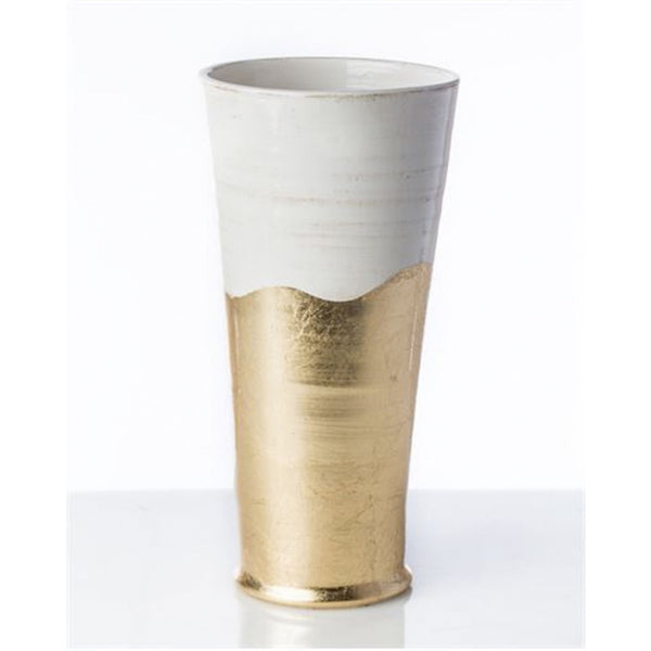 Roma Collection Gold Wave Vase