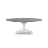 Bungalow 5 Stockholm Small Oval Dining Table Nickel