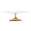 Bungalow 5 Stockholm Oval Dining Table Brass