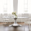 Bungalow 5 Stockholm Oval Dining Table Nickel