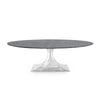 Bungalow 5 Stockholm Oval Dining Table Nickel