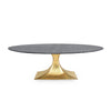 Bungalow 5 Stockholm Oval Dining Table Brass