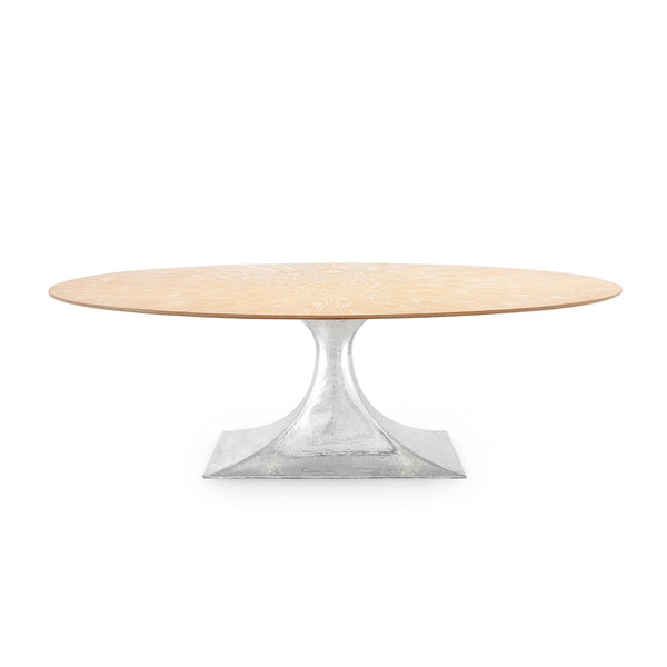Bungalow 5 Stockholm Oval Dining Table Nickel
