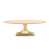 Bungalow 5 Stockholm Oval Dining Table Brass
