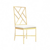 Ashton Gold and White Chair