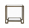 Worlds Away Domino Side Table