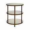Worlds Away Audrey Side Table