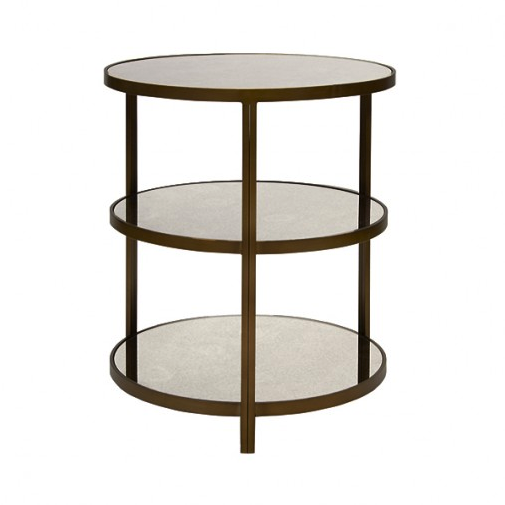 Worlds Away Audrey Side Table