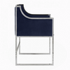 Worlds Away Anabelle Chair Nickel