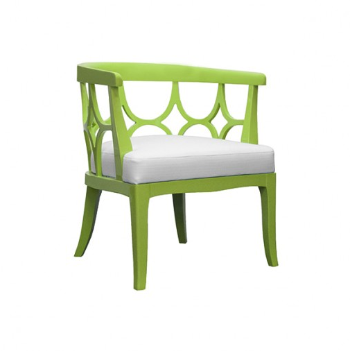 Worlds Away Campbell Barrel Chair