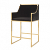 Worlds Away Hazel Counter Stool Brass