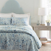 Ines Blue Linen Duvet Cover