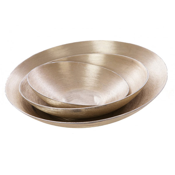Slanted Trays in Brushed Gold