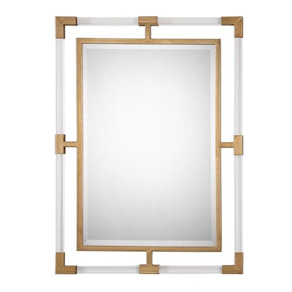 Uttermost Balkan Modern Gold Wall Mirror