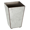 Worlds Away Mirror Wastebaskets