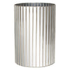 Worlds Away Mirror Wastebaskets