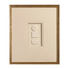 Triple Large Intaglios Framed Art