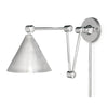 Zig-Zag Task Sconce Nickel