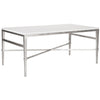 Acker Cocktail Table in Silver
