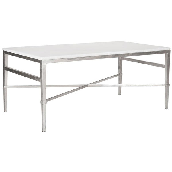 Acker Cocktail Table in Silver